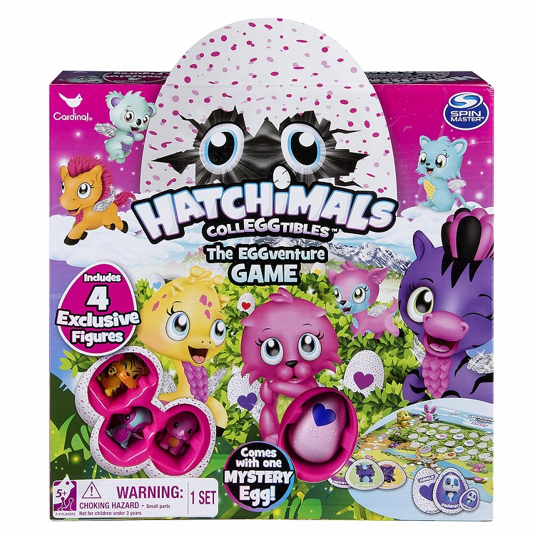 Настольная игра Hatchimals + 4 коллекционные фигурки  